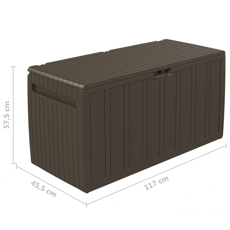 Skrzynia na poduszki, 117 x 45,5 x 57,5 cm, 270 L
