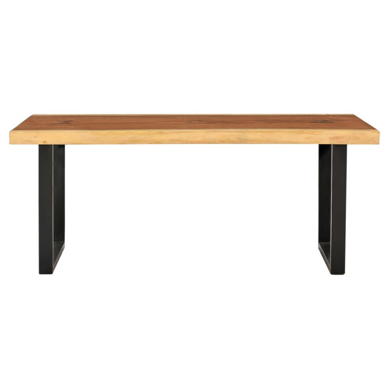 Stolik kawowy z litego drewna suar, 102 x 54 x 41 cm
