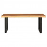 Stolik kawowy z litego drewna suar, 102 x 54 x 41 cm