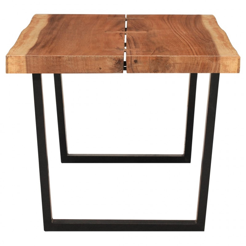 Stolik kawowy z litego drewna suar, 102 x 54 x 41 cm