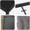 Zestaw do jadalni w ogrodzie z poduszką 5 pcs Beżowy polirattan