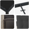 Zestaw do jadalni w ogrodzie 5 pcs Jasnoszary polirattan