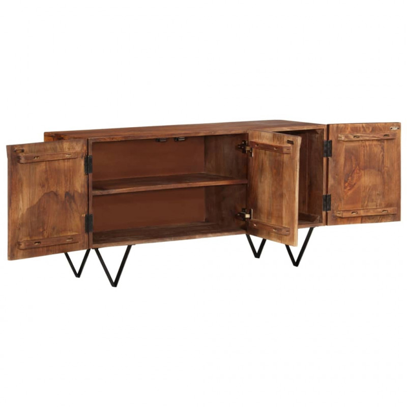 Szafka, 110x35x56 cm, lite drewno mango