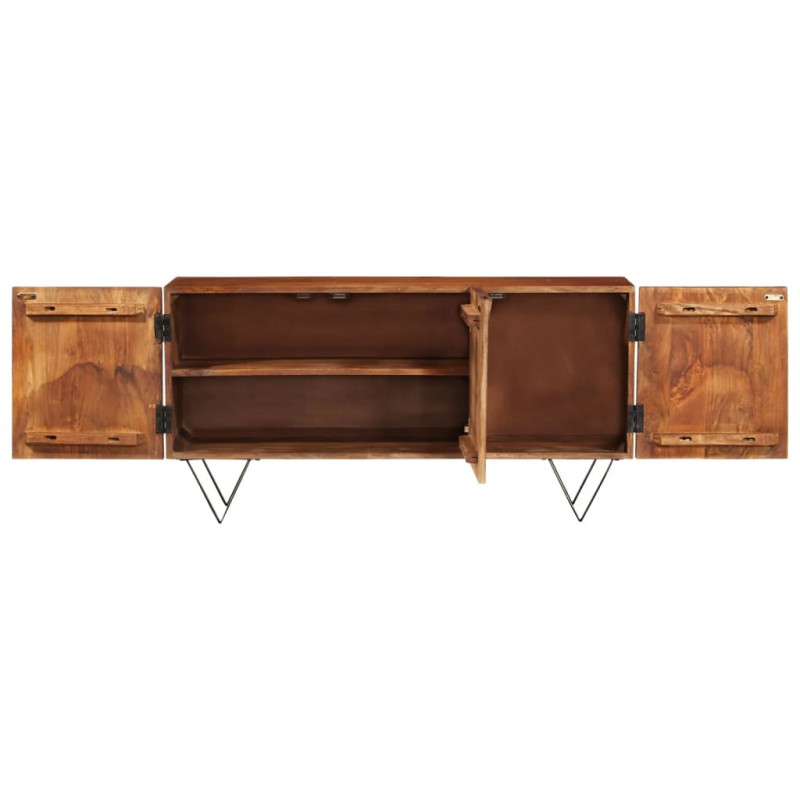 Szafka, 110x35x56 cm, lite drewno mango