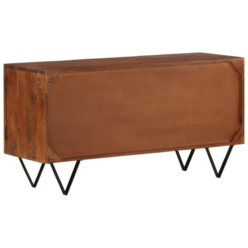 Szafka, 110x35x56 cm, lite drewno mango