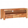 Szafka pod telewizor, 110x30x40 cm, lite drewno akacjowe