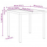 Zestaw do jadalni w ogrodzie z poduszką 3 pcs Beżowy polirattan