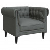 Sofa do salonu 3 pcs Ciemnoszary tkanina