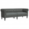 Sofa do salonu 3 pcs Ciemnoszary tkanina