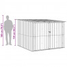 Shed na rower 3 pcs Antracyt 215 x 206 x 157 cm Metal