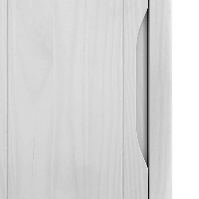 Zestaw mebli łazienkowych FLORO 4 pcs Biały Lite drewno sosnowe