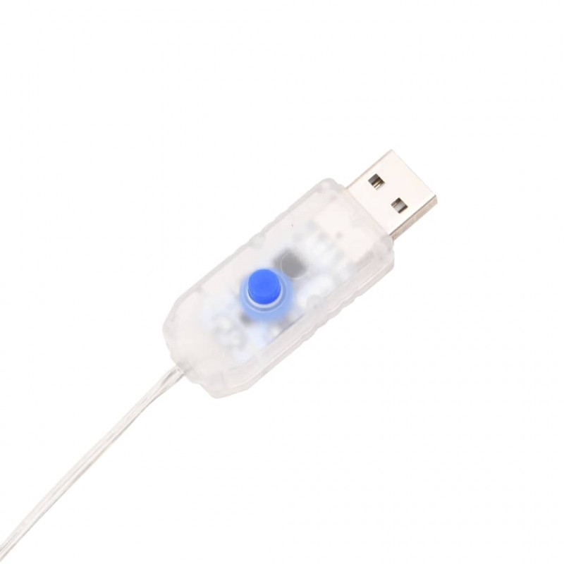 LED Renifery 7 pcs Biały tkanina