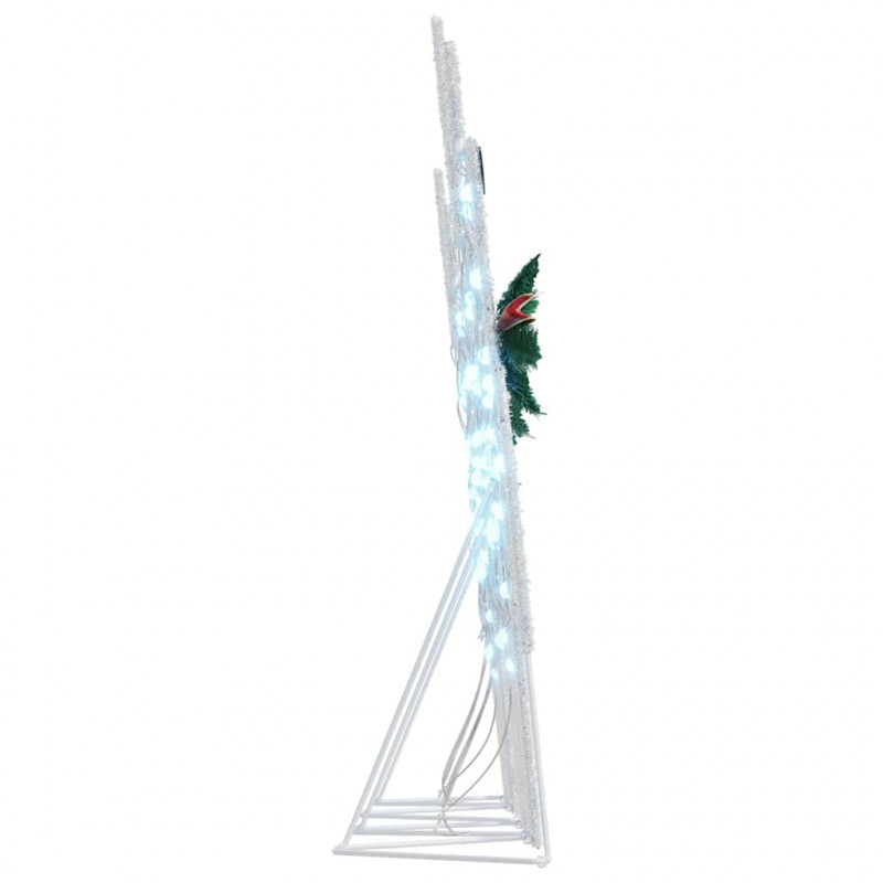 LED Renifery 4 pcs Srebrny tkanina