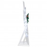 LED Renifery 6 pcs Srebrny tkanina