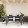 Stół do kolacji na zewnątrz 2 pcs Antracyt 210 x 90 x 73 cm