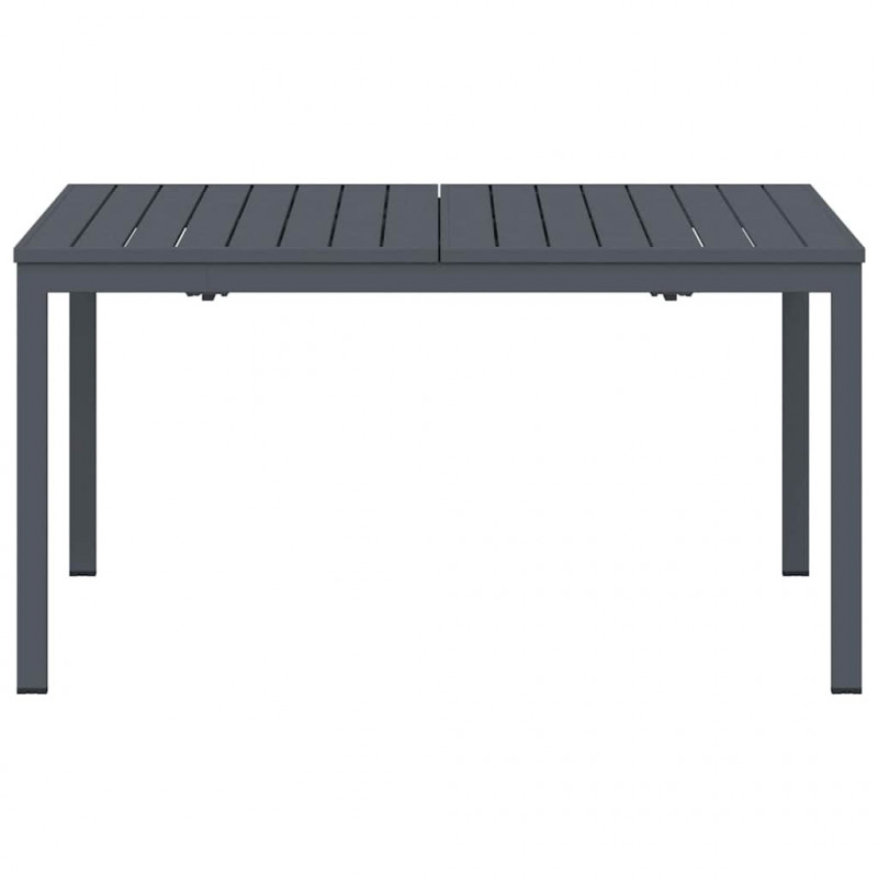 Stół do kolacji na zewnątrz 2 pcs Antracyt 210 x 90 x 73 cm