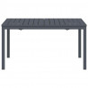 Stół do kolacji na zewnątrz 2 pcs Antracyt 210 x 90 x 73 cm