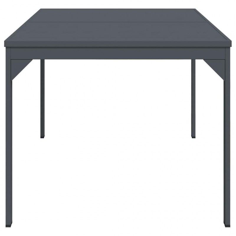 Stół do kolacji na zewnątrz 2 pcs Antracyt 210 x 90 x 73 cm