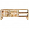 Szafka pod TV, 110x30x40 cm, lite drewno mango