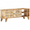 Szafka pod TV, 110x30x40 cm, lite drewno mango