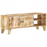 Szafka pod TV, 110x30x40 cm, lite drewno mango