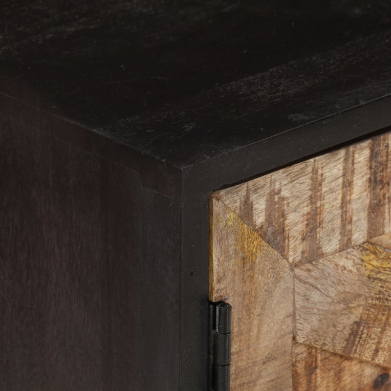 Szafka pod TV, 140x30x46 cm, surowe drewno mango i akacjowe