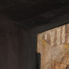 Szafka pod TV, 140x30x46 cm, surowe drewno mango i akacjowe