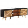 Szafka pod TV, 140x30x46 cm, surowe drewno mango i akacjowe