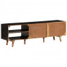 Szafka pod TV, 140x30x45 cm, surowe drewno mango i akacjowe