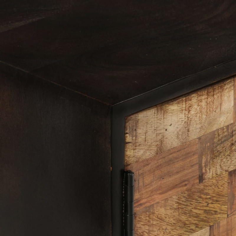 Szafka pod TV, 140x30x45 cm, surowe drewno mango i akacjowe
