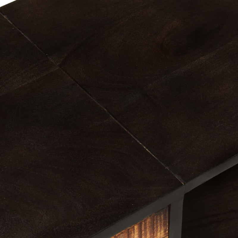 Szafka pod TV, 140x30x45 cm, surowe drewno mango i akacjowe
