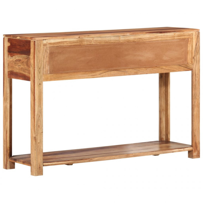Stolik konsolowy, 110x35x75 cm, lite drewno akacjowe