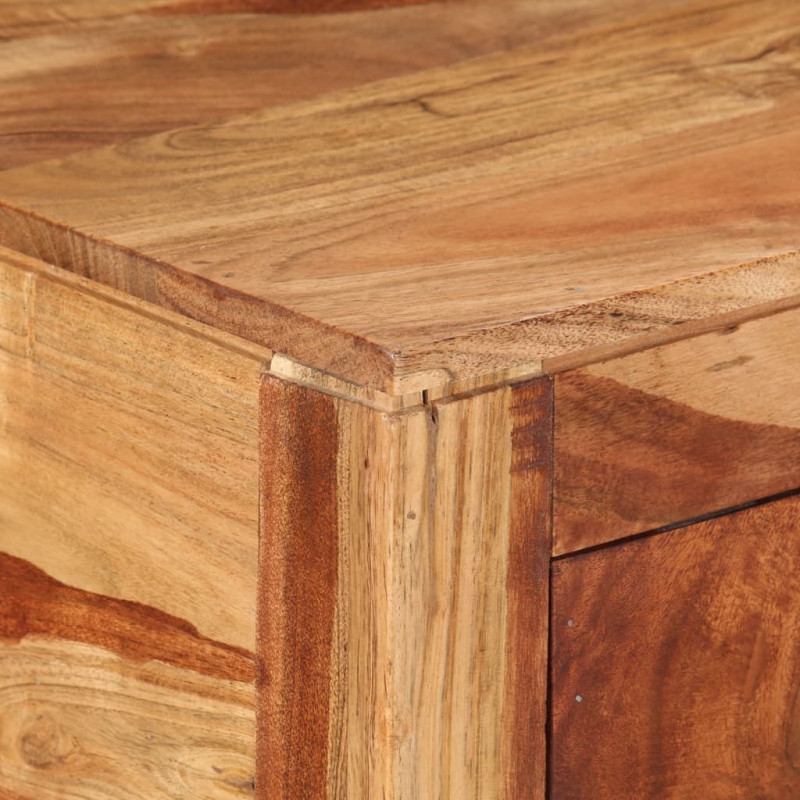 Stolik konsolowy, 110x35x75 cm, lite drewno akacjowe