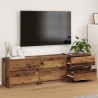 Jednostki telewizyjne 2 pcs Stare drewno 180 x 34 x 50 cm