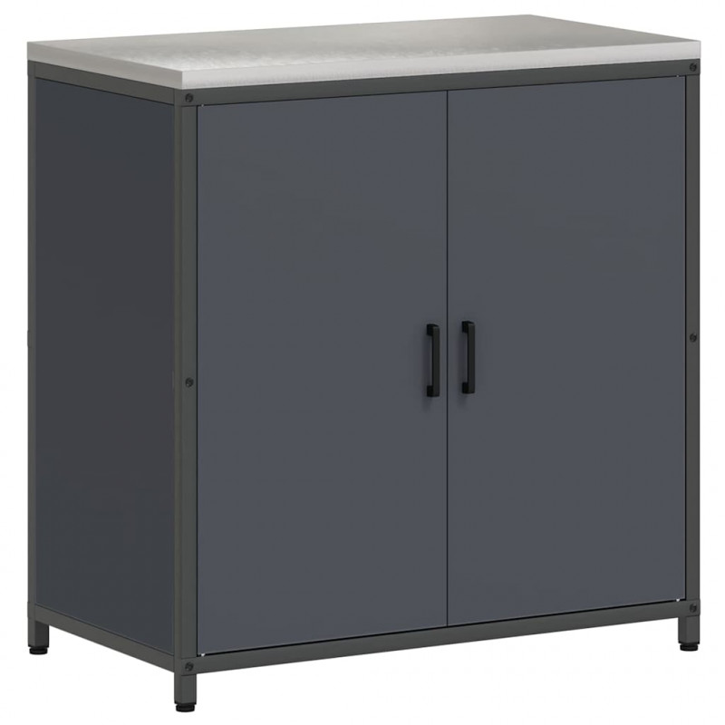 Zestaw do przechowywania w kuchni z półką 2 pcs Antracyt