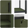Zestaw do przechowywania w kuchni 2 pcs Zielony oliwkowy
