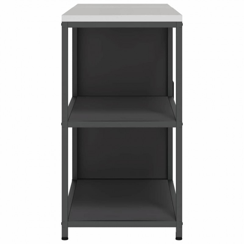 Zestaw do przechowywania w kuchni 2 pcs Czarny Stal zimnogięta