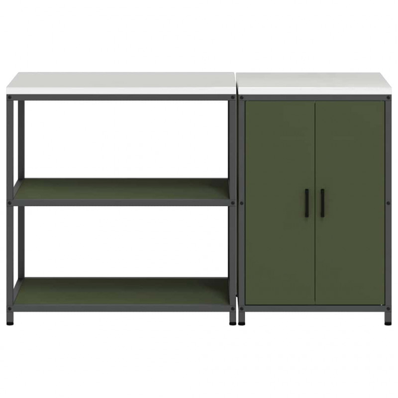 Zestaw do przechowywania w kuchni 2 pcs Zielony oliwkowy