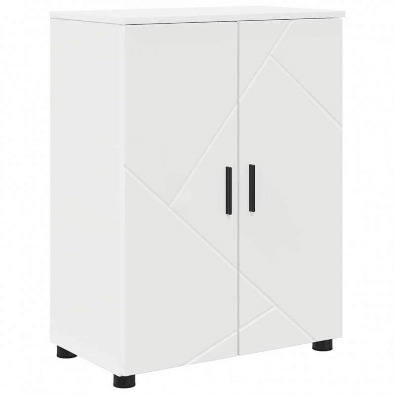 Zestaw mebli łazienkowych z szufladą z półką 4 pcs Biały
