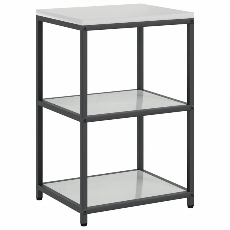 Zestaw do przechowywania w kuchni z półką 2 pcs Srebrny
