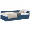Rama Łóżka Narożnego z Materacem Inny 2 pcs Niebieski tkanina