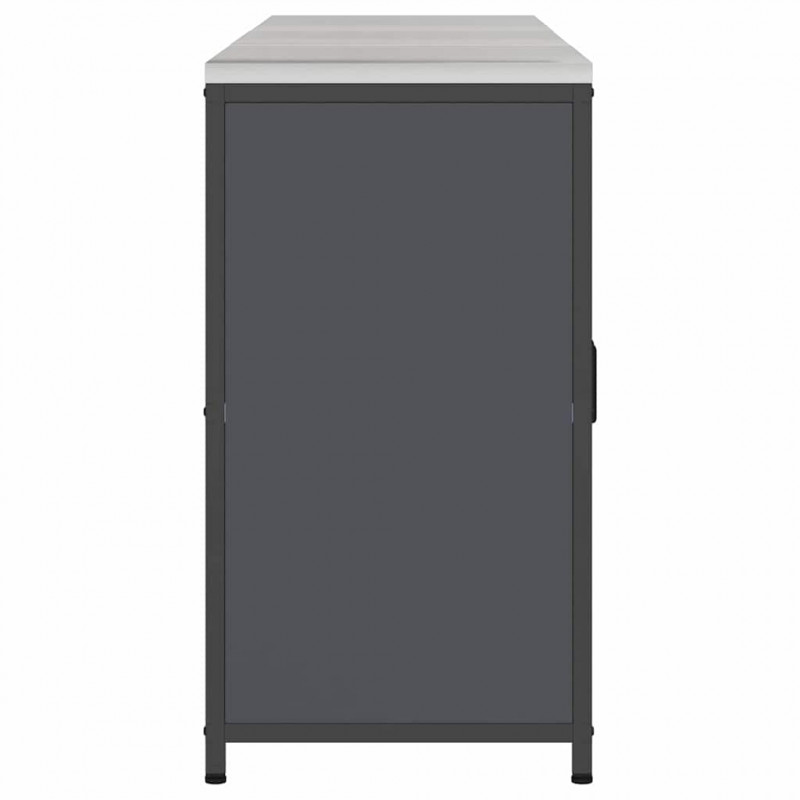 Zestaw do przechowywania w kuchni z półką 3 pcs Antracyt
