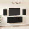 Zestaw szafek RTV 7 pcs Czarny Dąb 30,5 x 30 x 60 cm