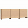 Bufet z szufladą 3 pcs Stare drewno 70 x 41 x 75 cm