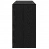 Bufet 3 pcs Czarny Dąb 70 x 41 x 75 cm Materiał drewnopochodny