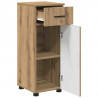 Zestaw mebli łazienkowych z szufladą 3 pcs Dąb rzemieślniczy