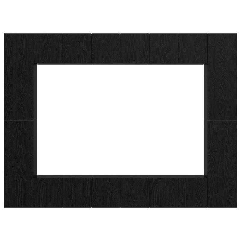 Zestaw szafek RTV 10 pcs Czarny Dąb 30,5 x 30 x 90 cm