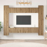 Zestaw szafek RTV 10 pcs Dąb rzemieślniczy 30,5 x 30 x 90 cm