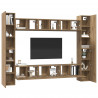 Zestaw szafek RTV 10 pcs Dąb rzemieślniczy 30,5 x 30 x 90 cm