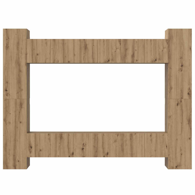 Zestaw szafek RTV 10 pcs Dąb rzemieślniczy 30,5 x 30 x 90 cm